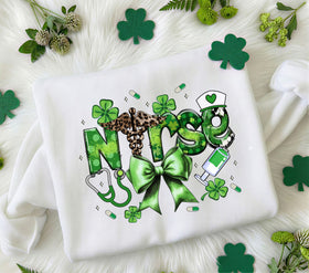 Nurse St. Patrick's DTF Transfers