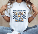 Moo I mean Boo denim DTF Transfers