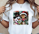 Frosty and Rudolph DTF Transfers