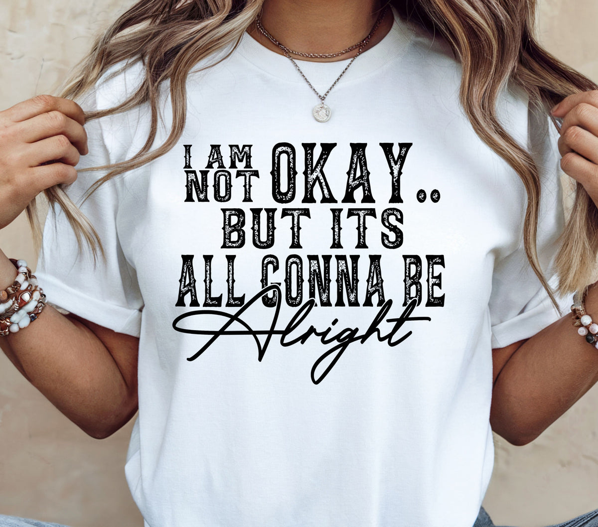 I am not ok DTF Transfers 2 color choices
