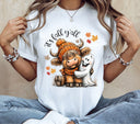 It's Fall Y'all Highland cow and Ghost DTF Transfers