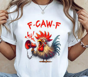 F-CAW-F Rooster DTF Transfers