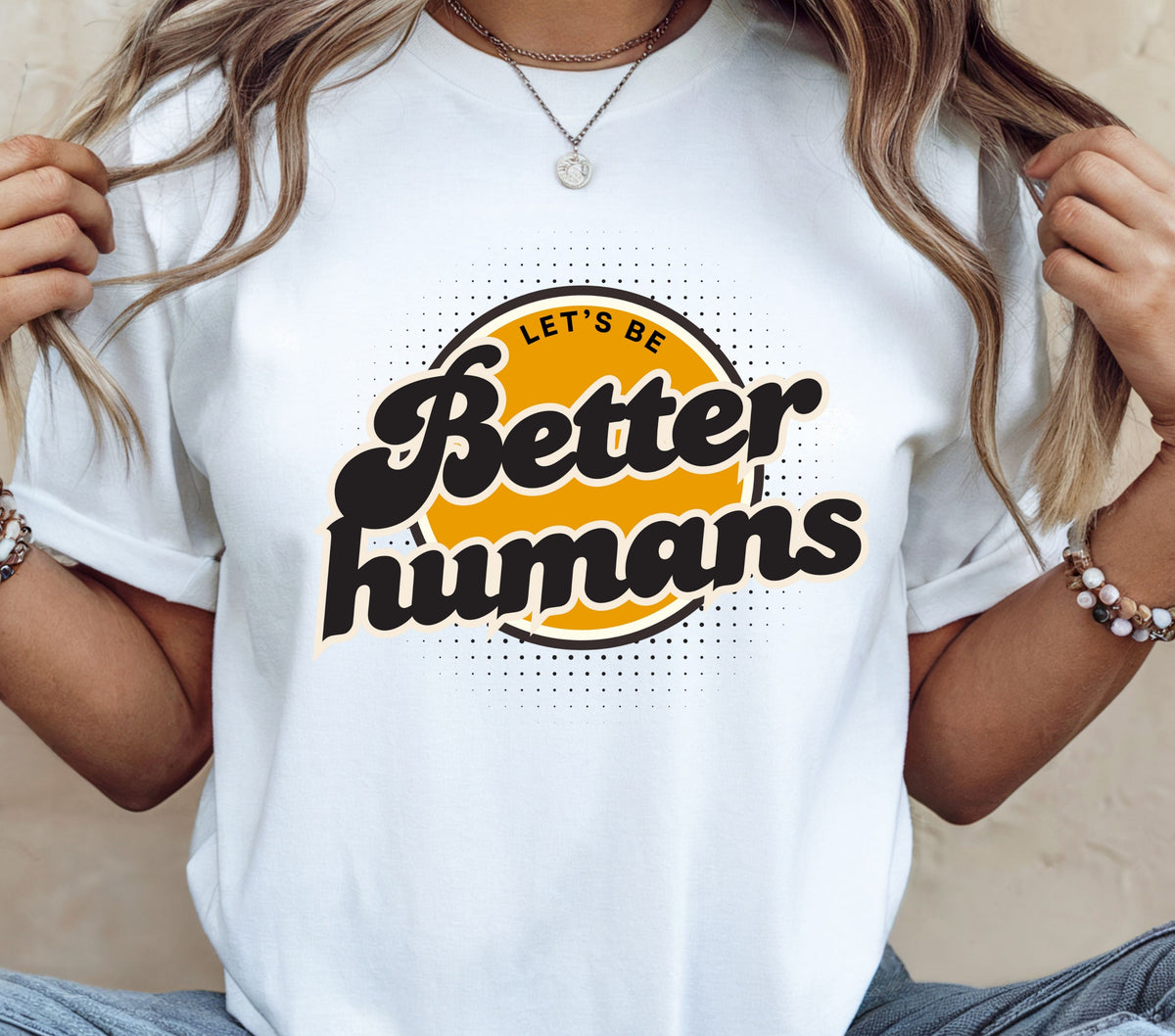 Let's be better humans DTF Transfers