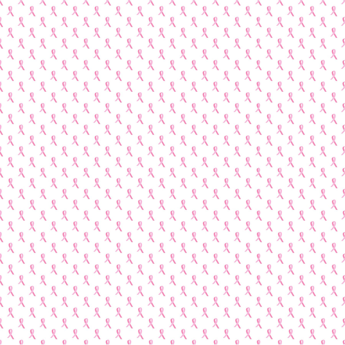 Pink On White Breast Cancer Awareness Ribbons - Adhesive Vinyl