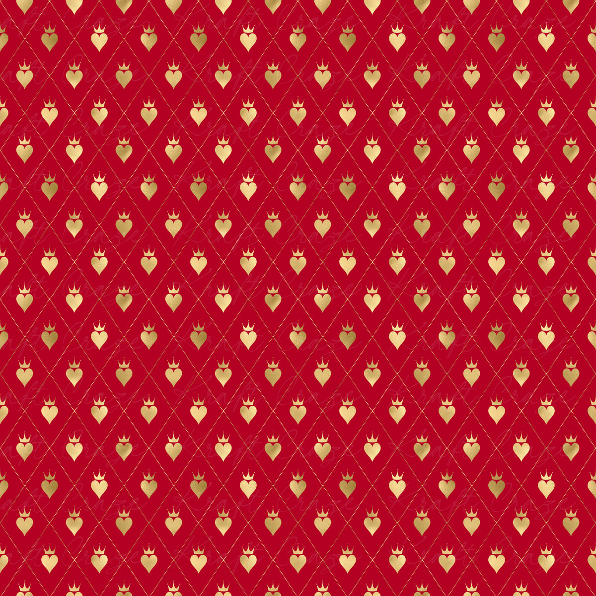 Queen of Hearts Collection 12x12 Vinyl Sheets- 14 Designs Available