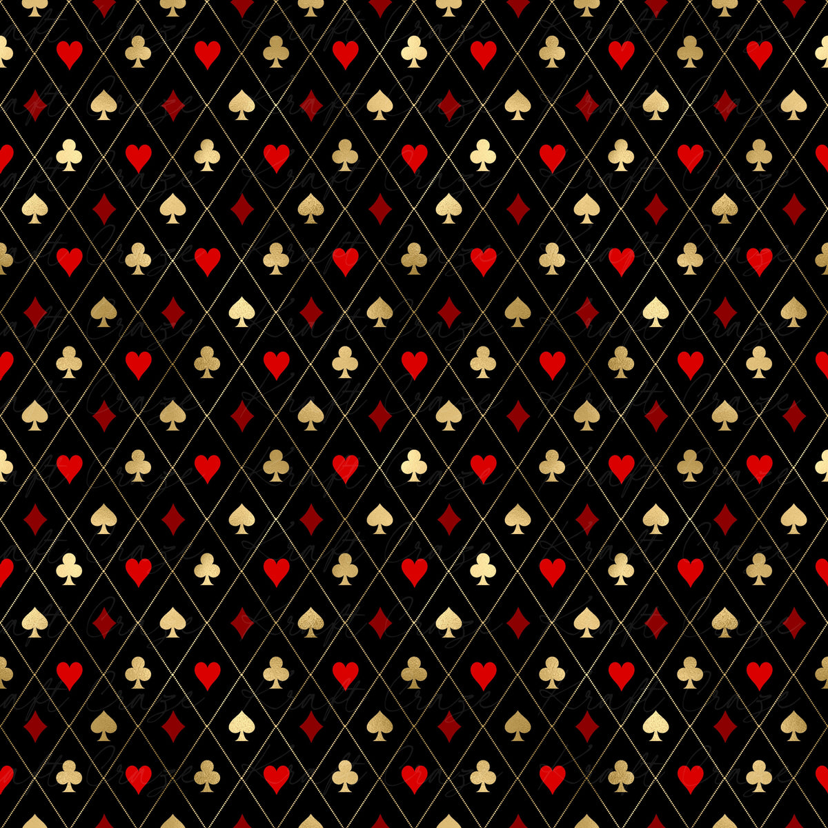Queen of Hearts Collection 12x12 Vinyl Sheets- 14 Designs Available