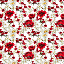 Red Floral - Adhesive Vinyl