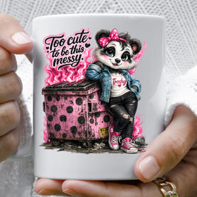Too cute to be this messy UV DTF Decal
