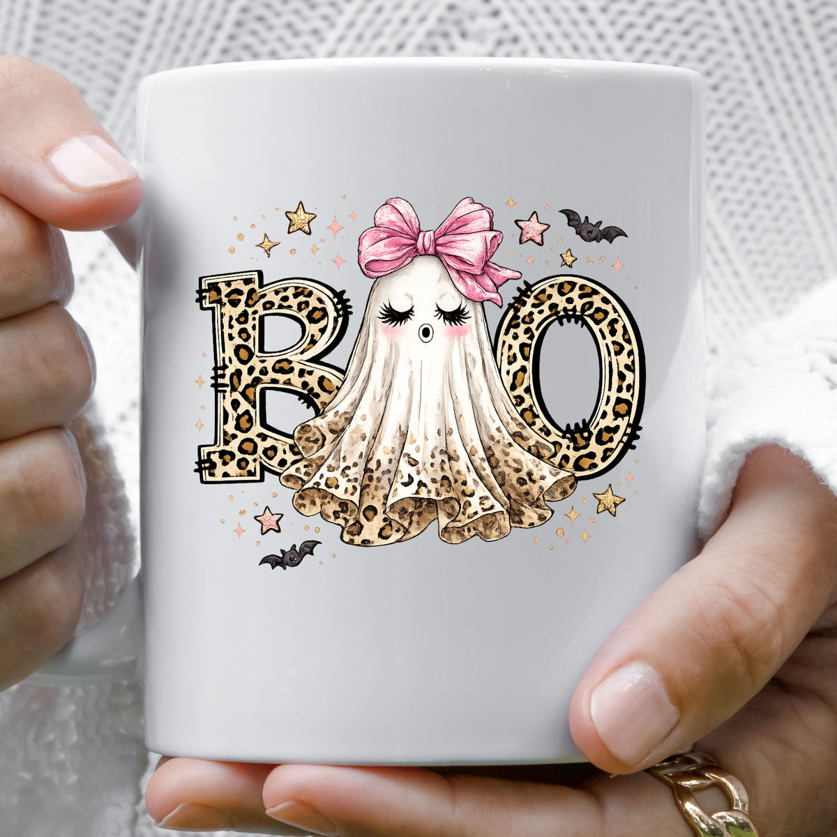 Leopard Boo  UV DTF Decal