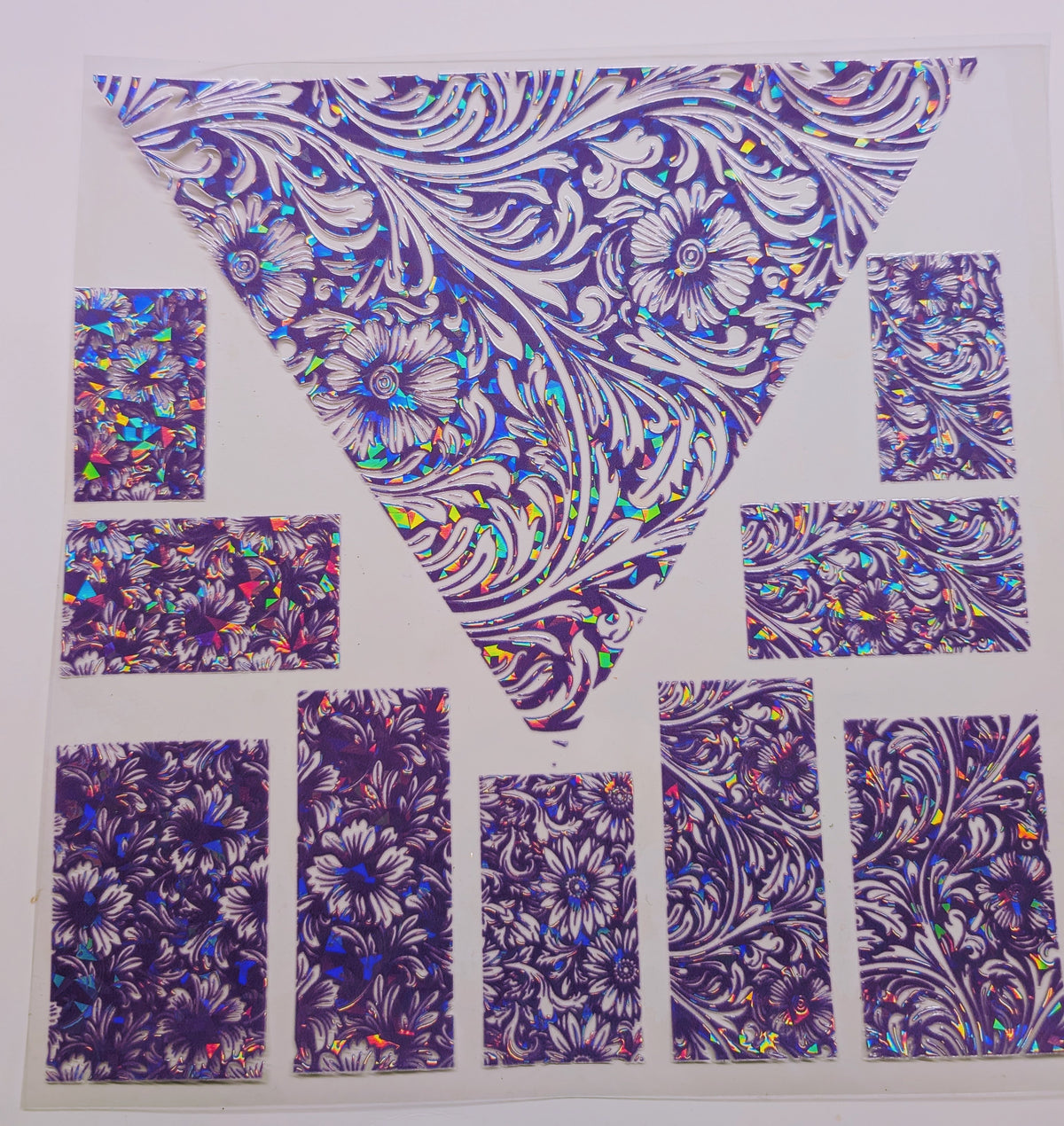 #63 Tooled Vsplit Shattered- available in Pink, Teal and Purple