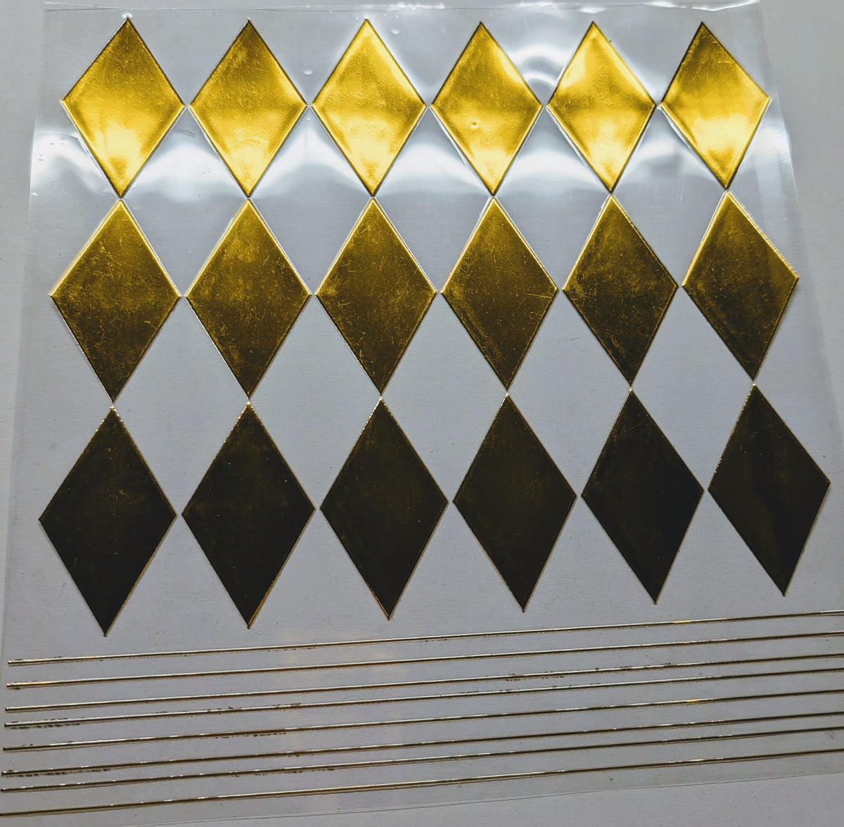 Metallic #95 Argyle available in Rose Gold, Silver, Holo White and Gold