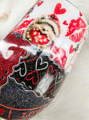 Love Patchwork 15oz wine wine tumbler