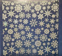 #58 Metallic and Holo Snowflakes UV DTF-- available in Holo Pink, Holo White, Holo Blue, Silver and Gold