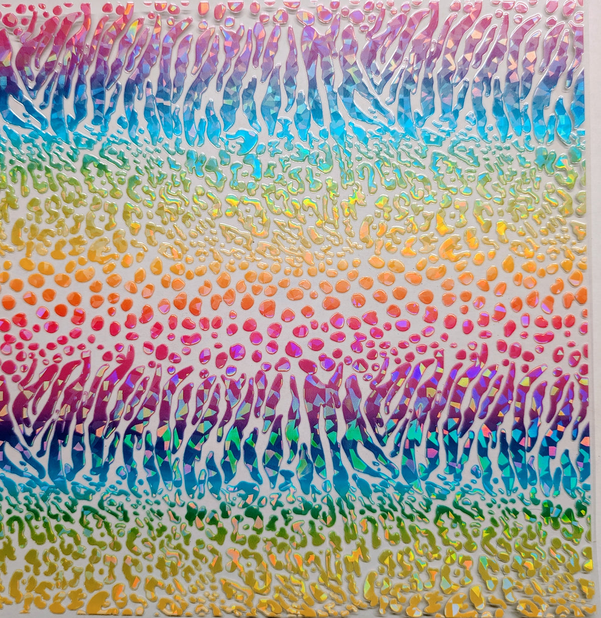 #76 Neon wild animal holographic effect