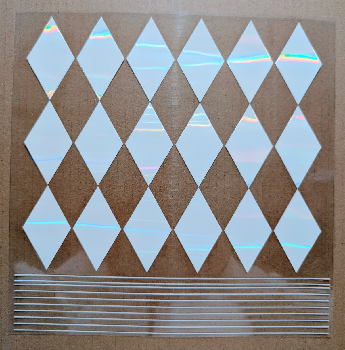 Metallic #95 Argyle available in Rose Gold, Silver, Holo White and Gold