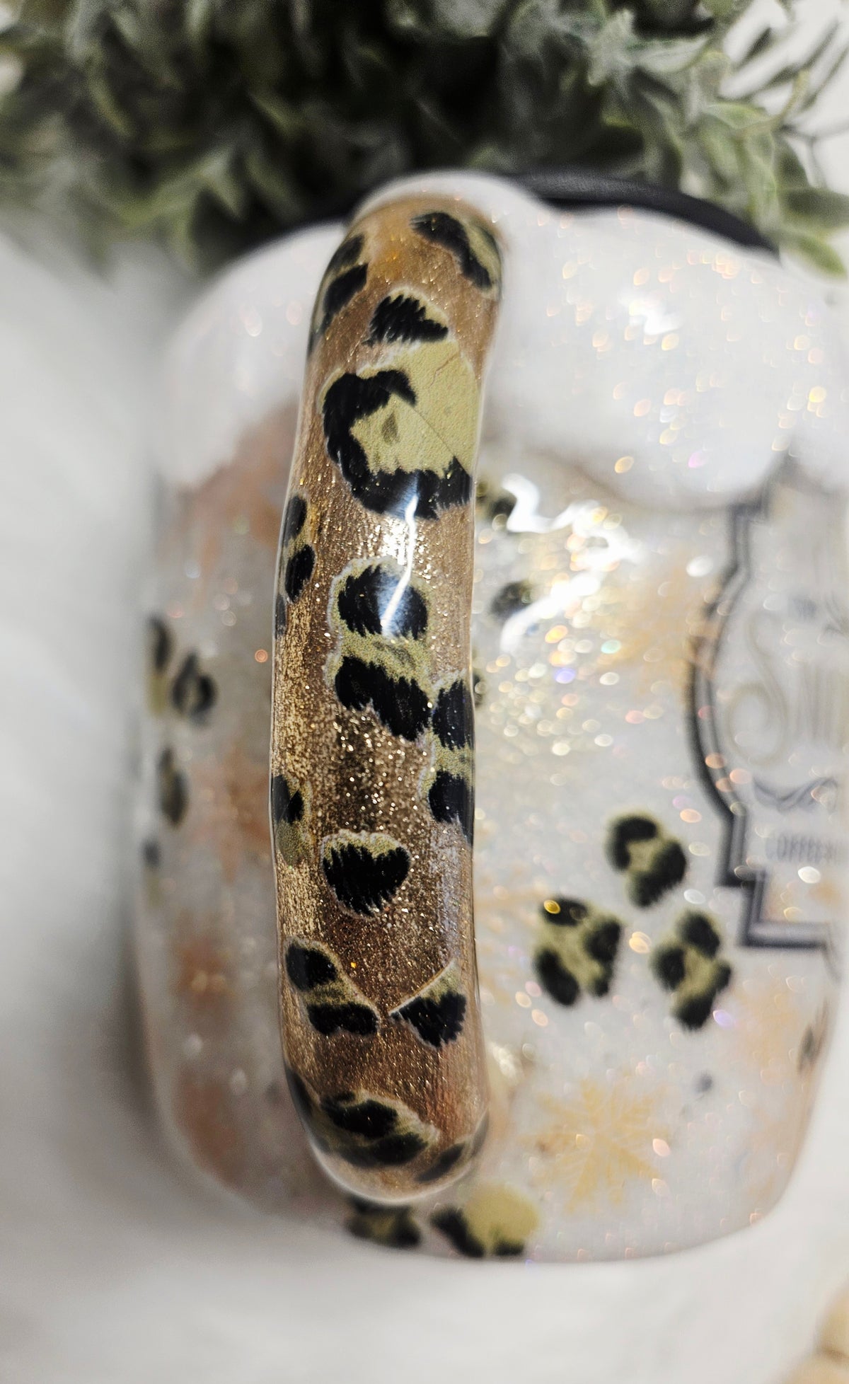 Leopard snowman Stainless Coffee Mug