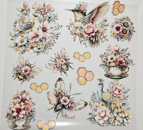 #152 Double sided Bloom Floral