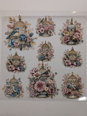 Bloom Box Extras UV DTF Decal sheets 9 design Options  available