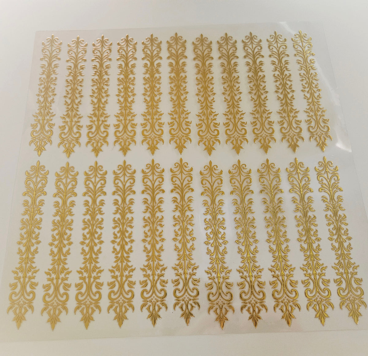 #1 Metallic UV DTF- Scrolls- available in Gold and Silver