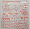#55 Metallic UV DTF-Honey Bee- available in Holo pink and gold