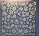 #58 Metallic and Holo Snowflakes UV DTF-- available in Holo Pink, Holo White, Holo Blue, Silver and Gold