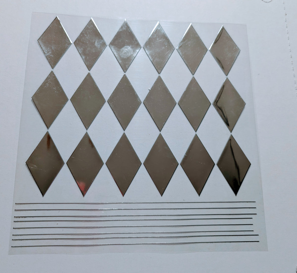 Metallic #95 Argyle available in Rose Gold, Silver, Holo White and Gold
