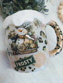 14oz Snowflake Cafe Coffee Mug Stainless steel finished Tumbler