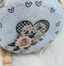 12oz Checkered Love Coffee Mug Stainless steel finished Tumbler