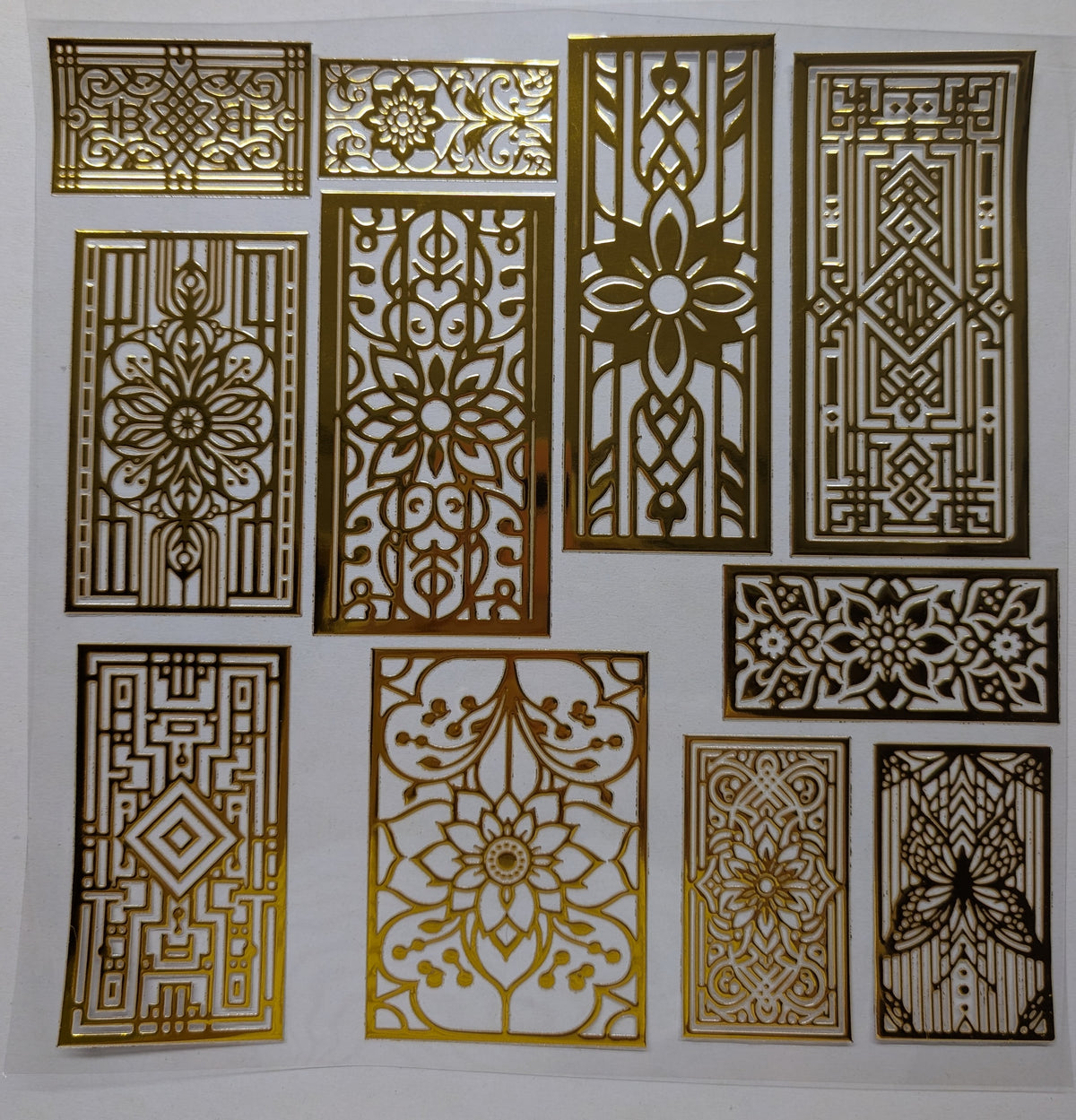 #120 Metallic Decorative Panels 3 colors