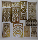 #120 Metallic Decorative Panels 3 colors