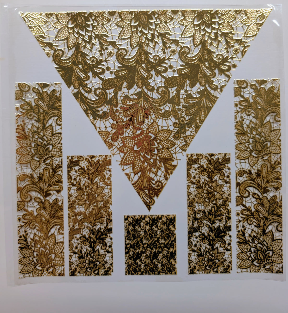 #134 Lace Vsplit Metalliic 4 color options (Copy 2)