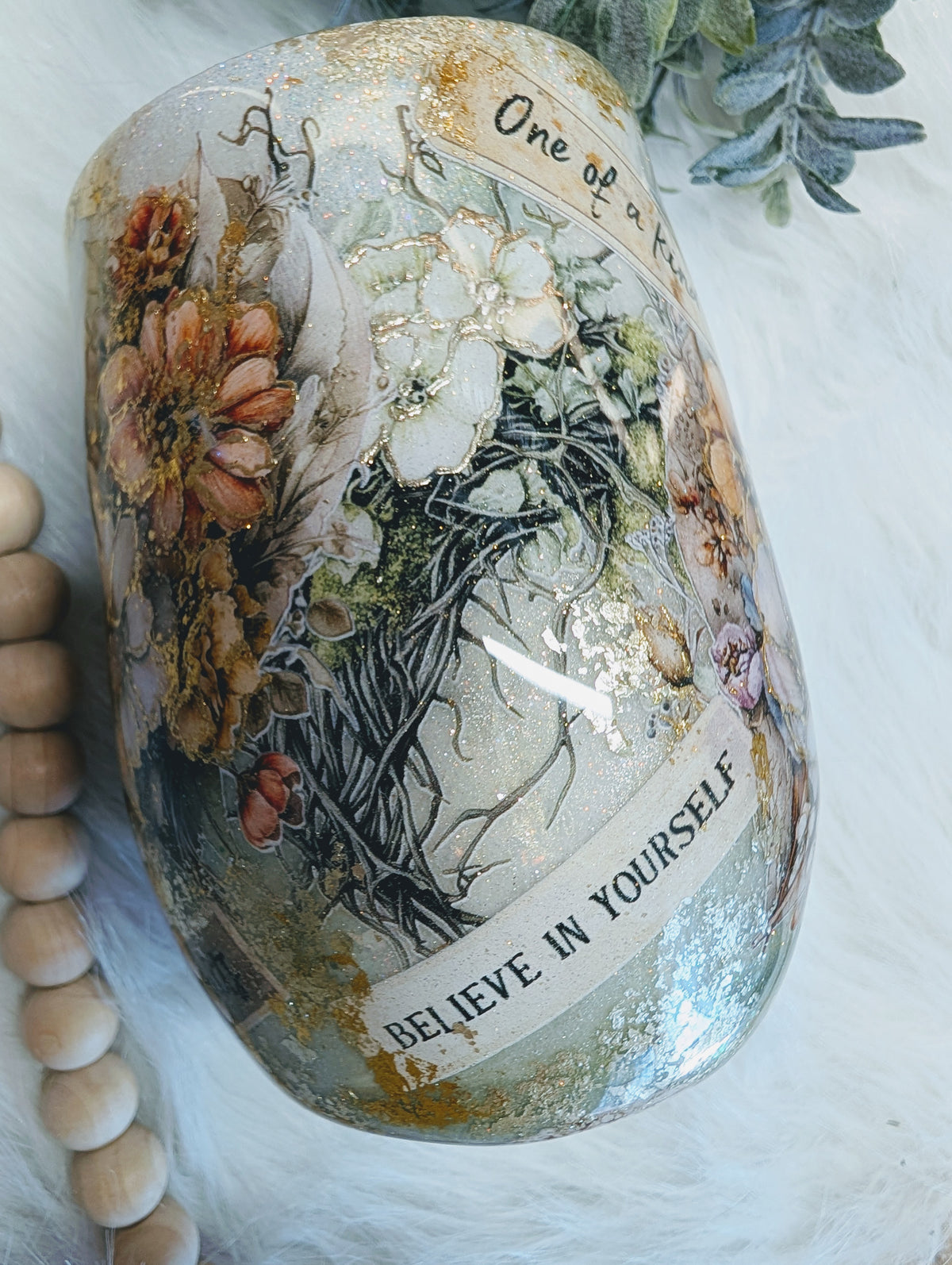 14oz Perfectly imperfect wine Stainless steel finished Tumbler