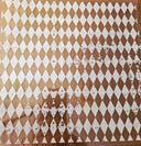 #13 Metallic UV DTF-Distressed Harlequin- available in Gold and Silver and holo white