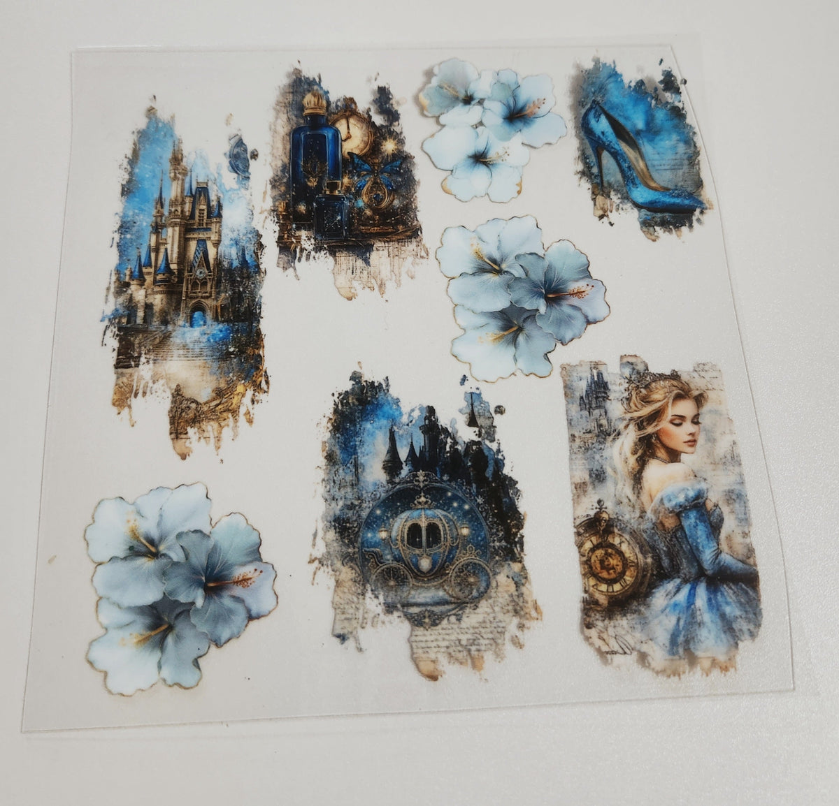 #105 Double Sided Cinderella Torn Pages