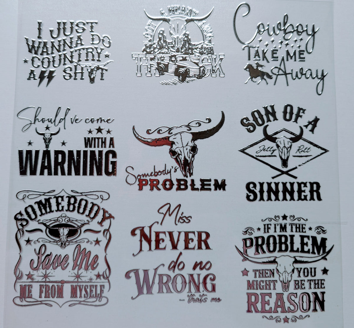 #89 If I'm the problem available in silver and gold