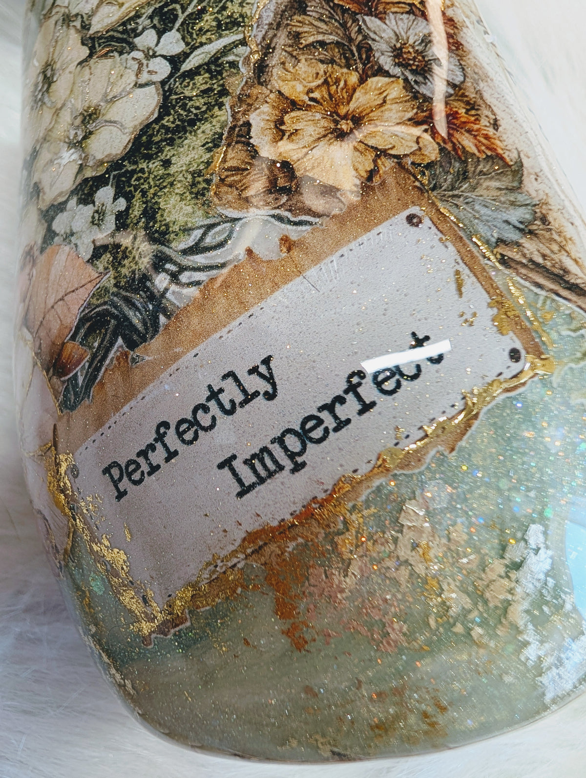 14oz Perfectly imperfect wine Stainless steel finished Tumbler