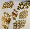 #139 Metallic Leopard and Zebra patches