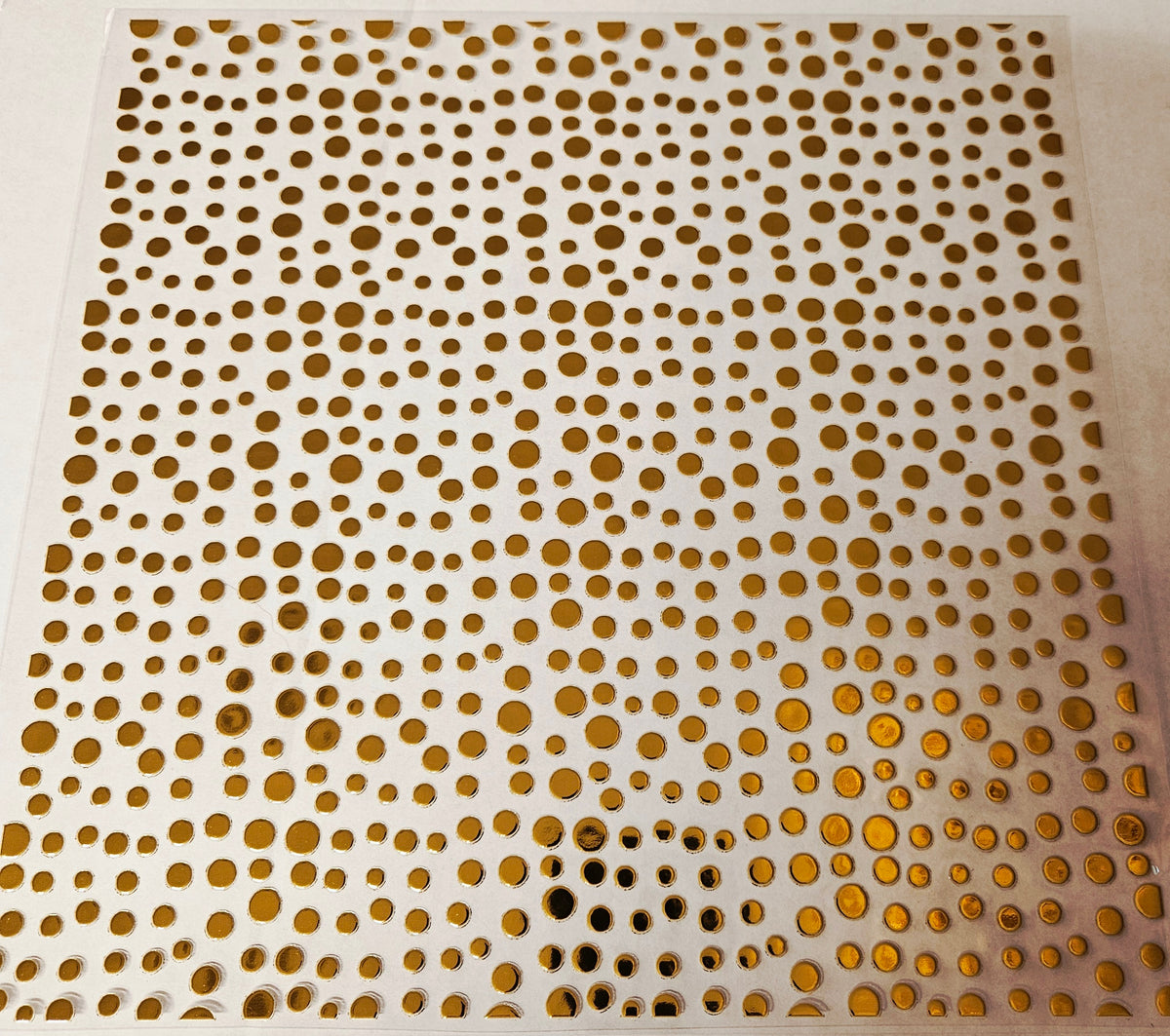 #48 Metallic UV DTF-Polka Dots- available in Gold, Silver, Holo Red