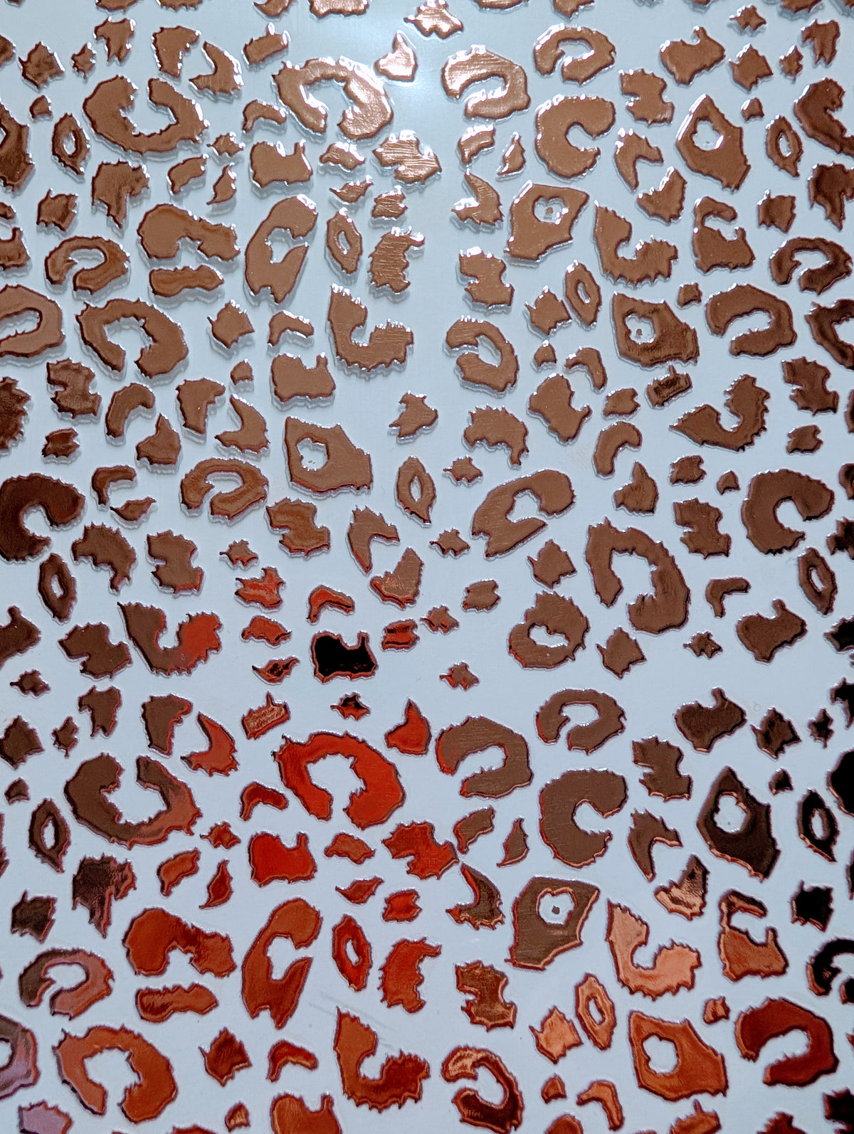 #4 Metallic UV DTF- Leopard- available in Gold, Rose Gold and Silver