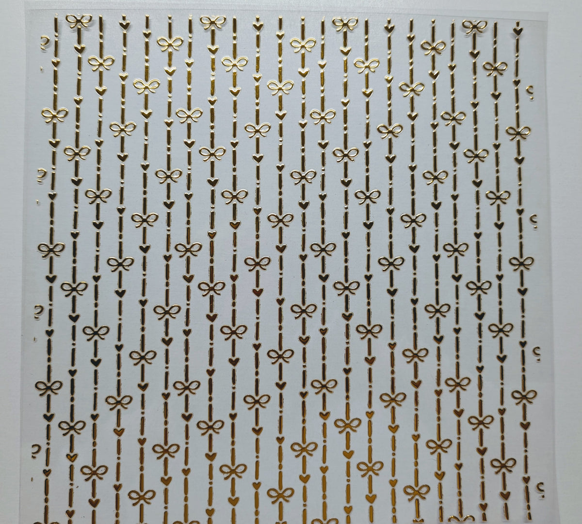 #80 Metallic Bow Stripes