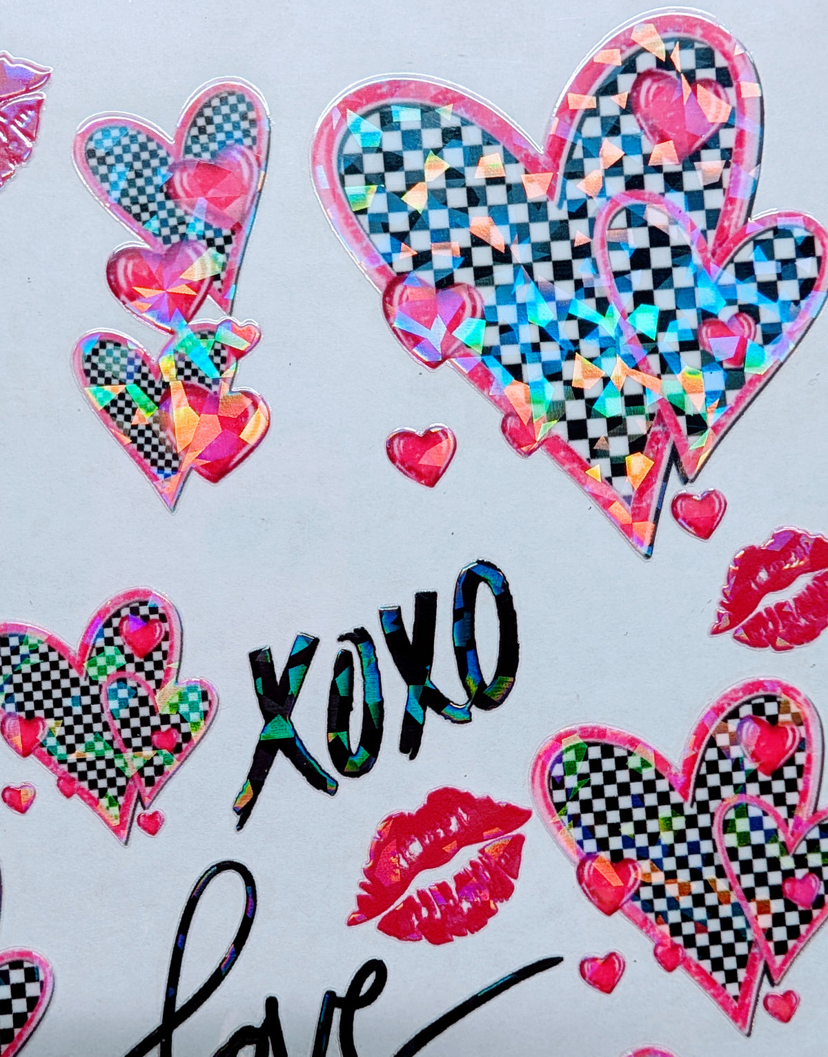 #79 Checkered Love shattered effect-2 color options