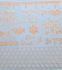 #64 Honey bee Shattered- available in Pink and cream