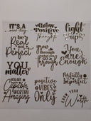 Bloom Box Extras UV DTF Decal sheets 9 design Options  available