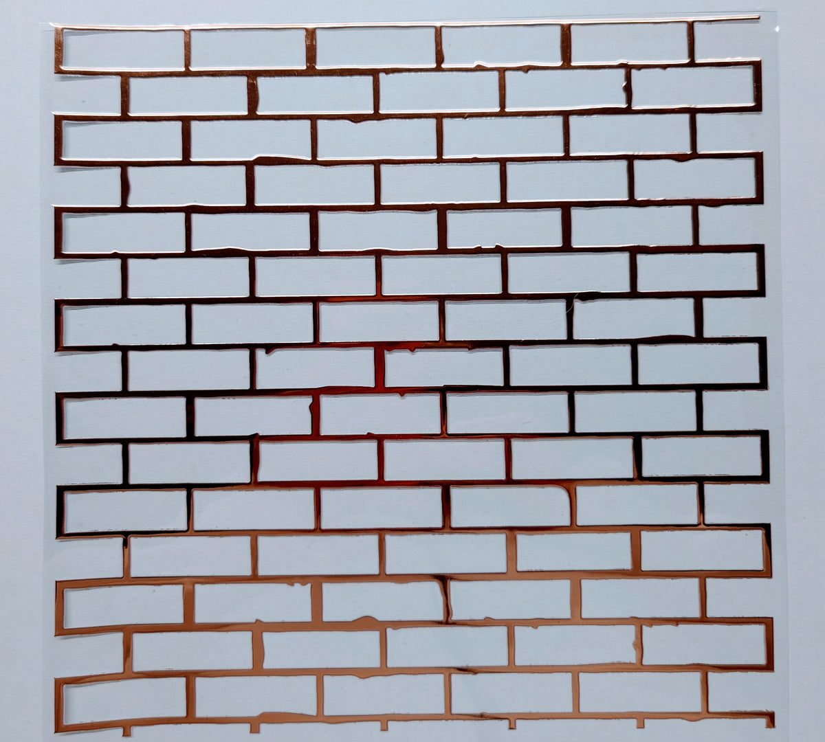 metallic Brick #96 available in Rose Gold, Silver and Gold
