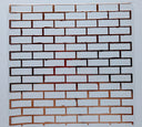 metallic Brick #96 available in Rose Gold, Silver and Gold