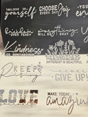 #6 Metallic UV DTF- Inspirational- available in Gold and Silver