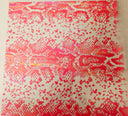 #49 Metallic UV DTF-Snakeskin- available in Holo Teal and Holo Pink
