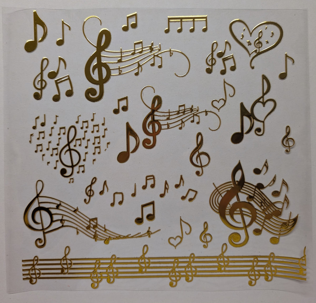 Metallic Notes #115 Metallic Music Notes – Kraft Craze