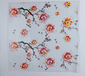 #101 Beautiful Floral Holographic