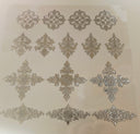 #7 Metallic UV DTF- Filigree- available in Gold and Silver